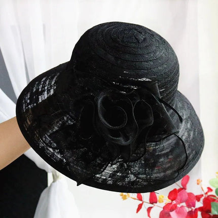 Chapeau femme minimaliste - Noir - M (56 - 58cm) | La boutique du chapeau
