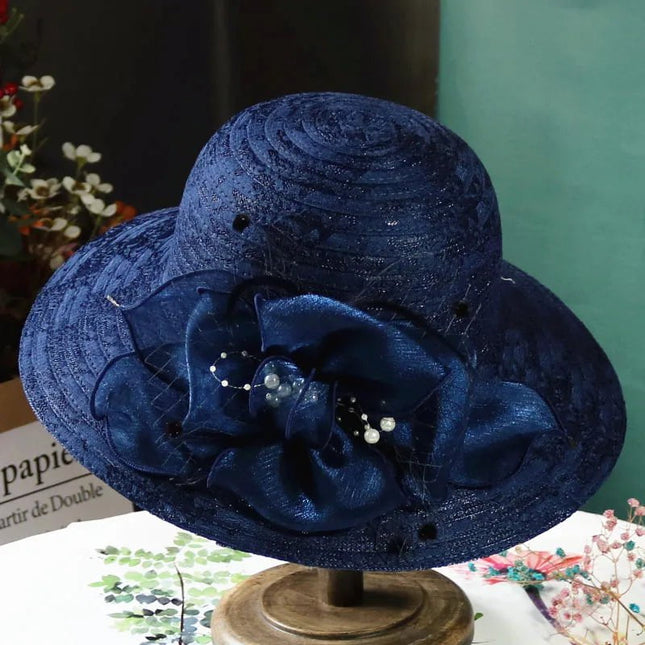 Chapeau femme cérémonie - Bleu - M (56 - 58cm) | La boutique du chapeau