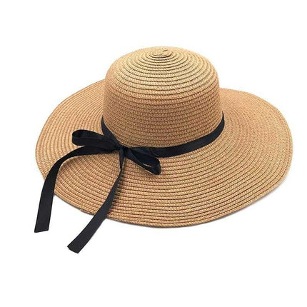 Chapeau femme plage - Noir - M (56 - 58cm) | La boutique du chapeau