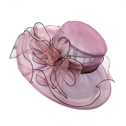 Chapeau femme organza - Violet - M (56 - 58cm) | La boutique du chapeau
