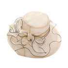 Chapeau femme organza - Beige - M (56 - 58cm) | La boutique du chapeau