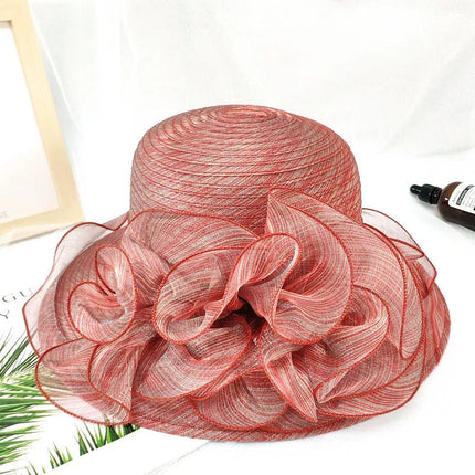 Chapeau femme - Rose/rouge - M (56 - 58cm) | La boutique du chapeau
