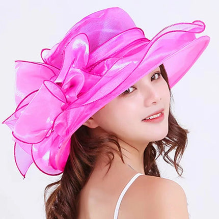 Chapeau femme - Rose/rouge - M (56 - 58cm) | La boutique du chapeau