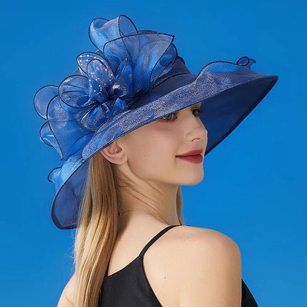 Chapeau femme - Bleu - M (56 - 58cm) | La boutique du chapeau