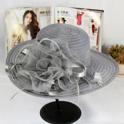 Chapeau Floral Derby - Gris - M (56 - 58cm) | La boutique du chapeau