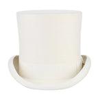 Chapeau haut de forme blanc mariage - Blanc | La boutique du chapeau