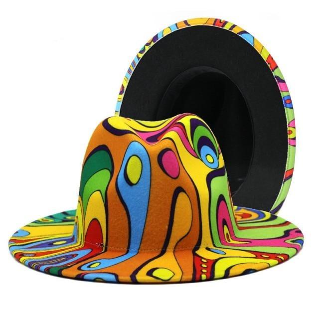 Chapeau haut de forme coloré - Jaune - M (56 - 58cm) | La boutique du chapeau