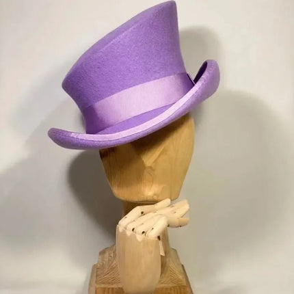 Chapeau haut de forme femme - Violet - M (56 - 58cm) | La boutique du chapeau
