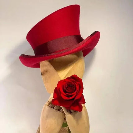 Chapeau haut de forme femme - Jaune/vert - M (56 - 58cm) | La boutique du chapeau