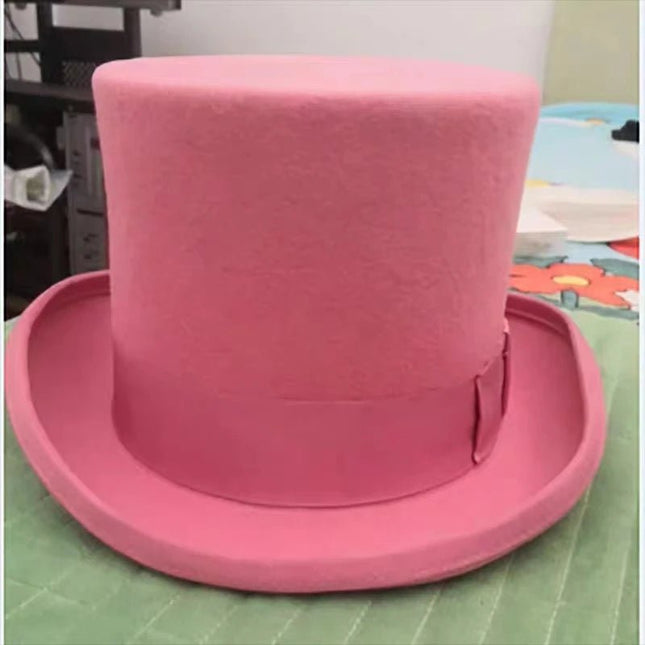 Chapeau haut de forme mariage - Rose | La boutique du chapeau
