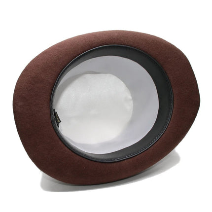 Chapeau haut de forme marron - Marron - S (54 - 55cm) | La boutique du chapeau