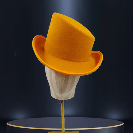 Chapeau haut de forme unisexe - Jaune | La boutique du chapeau