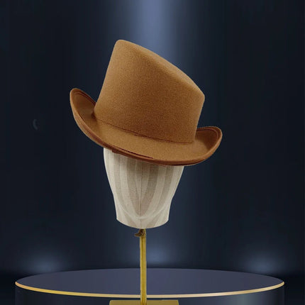 Chapeau haut de forme unisexe - Marron | La boutique du chapeau