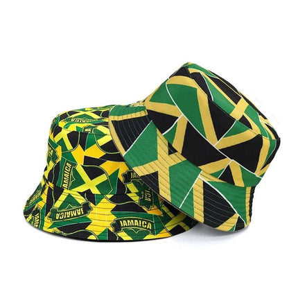 Chapeau jamaïcain - Vert/noir - M (56 - 58cm) | La boutique du chapeau