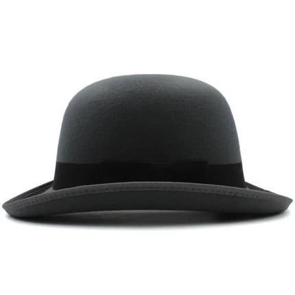 Chapeau melon ancien - Gris - Laine | La boutique du chapeau