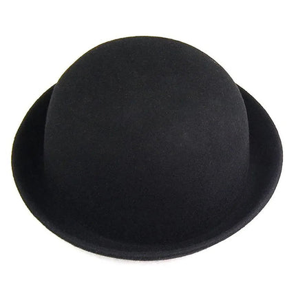 Chapeau melon bombé noir - Noir | La boutique du chapeau