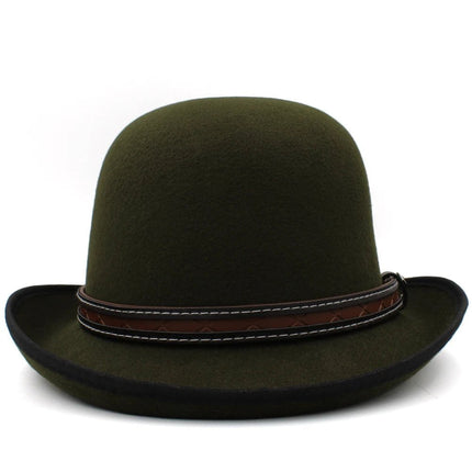 Chapeau melon femme - Vert - M (56 - 58cm) | La boutique du chapeau