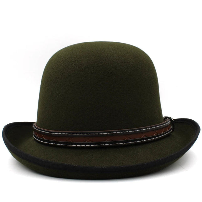 Chapeau melon femme - Vert - M (56 - 58cm) | La boutique du chapeau