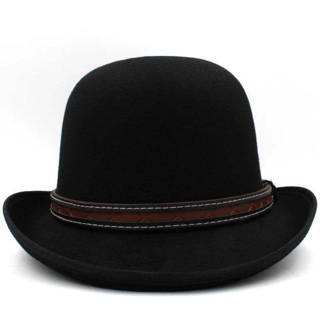 Chapeau melon femme - Noir - M (56 - 58cm) | La boutique du chapeau