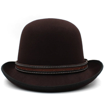 Chapeau melon femme - Marron - M (56 - 58cm) | La boutique du chapeau