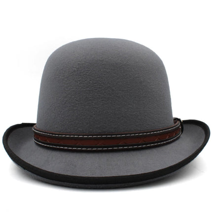 Chapeau melon femme - Gris - M (56 - 58cm) | La boutique du chapeau