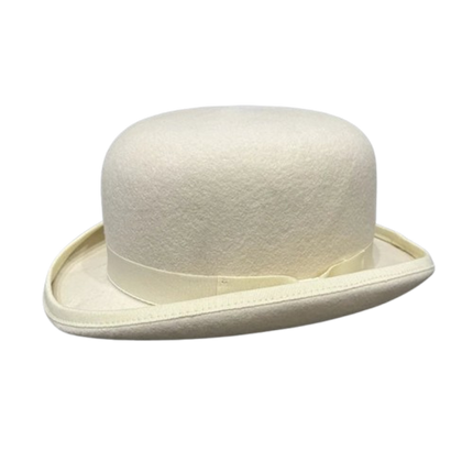Chapeau Melon Haute Qualité - Blanc | La boutique du chapeau