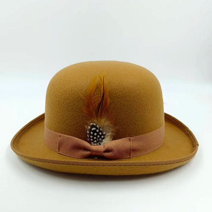 Chapeau Melon Stylé - Jaune | La boutique du chapeau