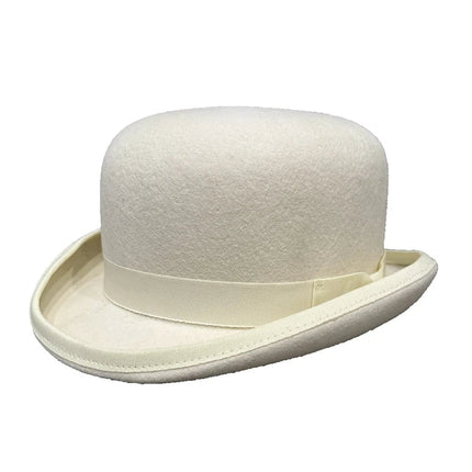 Chapeau Melon Unisexe - Blanc | La boutique du chapeau