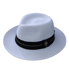 Chapeau paille Fedora - Ivoire - M (56 - 58cm) | La boutique du chapeau