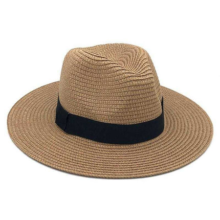 Chapeau paille Panama - Rose - L (58 - 59cm) | La boutique du chapeau