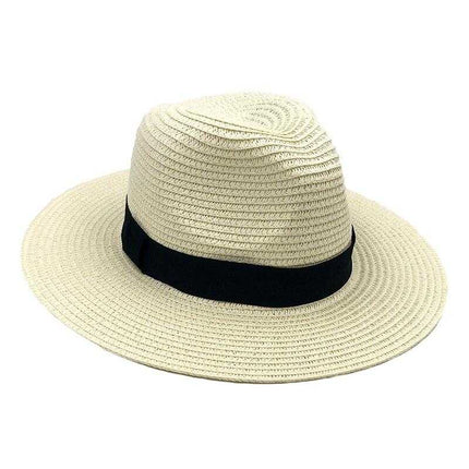 Chapeau paille Panama - Blanc - L (58 - 59cm) | La boutique du chapeau
