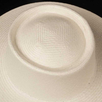Chapeau panama blanc - 2 - M (56 - 58cm) | La boutique du chapeau