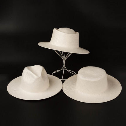 Chapeau panama blanc - 2 - M (56 - 58cm) | La boutique du chapeau