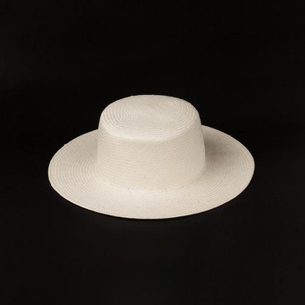 Chapeau panama blanc - 1 - M (56 - 58cm) | La boutique du chapeau