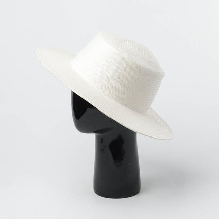 Chapeau panama blanc - 2 - M (56 - 58cm) | La boutique du chapeau