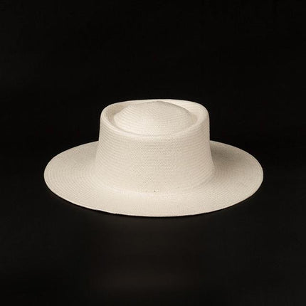 Chapeau panama blanc - 3 - M (56 - 58cm) | La boutique du chapeau