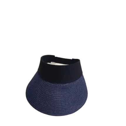 Chapeau pare - soleil en paille - Bleu - Ajustable (du 54 au 59) | La boutique du chapeau