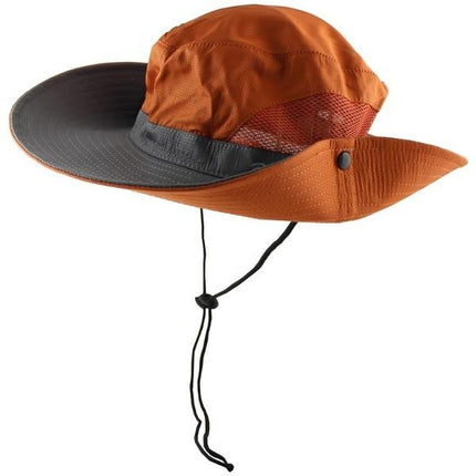 Chapeau pécheur anti UV - Rouge - M (56 - 58cm) | La boutique du chapeau