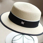 Chapeau Rond plat Haut De Paille M panama - Beige - M (56 - 58cm) | La boutique du chapeau
