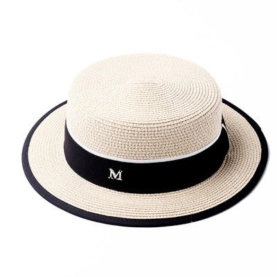 Chapeau Rond plat Haut De Paille M panama - Camel - M (56 - 58cm) | La boutique du chapeau