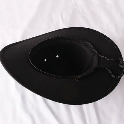 Chapeau cow-boy occidental - Noir - M (56 - 58cm) | La boutique du chapeau