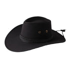 Chapeau cow-boy occidental - Noir - M (56 - 58cm) | La boutique du chapeau