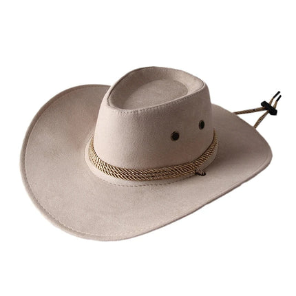 Chapeau cow-boy occidental - Gris clair - M (56 - 58cm) | La boutique du chapeau