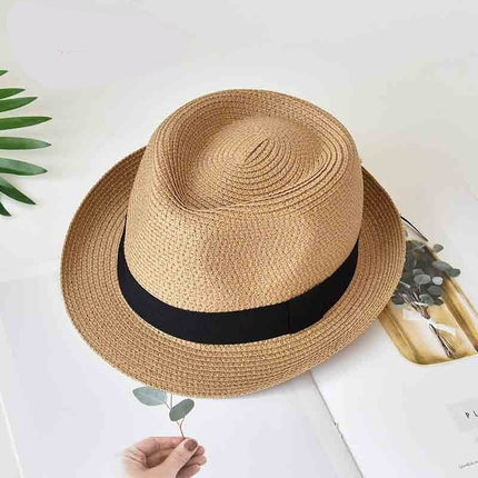 Chapeau unisexe en paille - Marron - M (56 - 58cm) | La boutique du chapeau