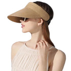 Chapeau visière réglable à large bord - Khaki - Ajustable (du 54 au 59) | La boutique du chapeau