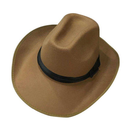 Chapeau western haute qualité - Noir - M (56 - 58cm) | La boutique du chapeau