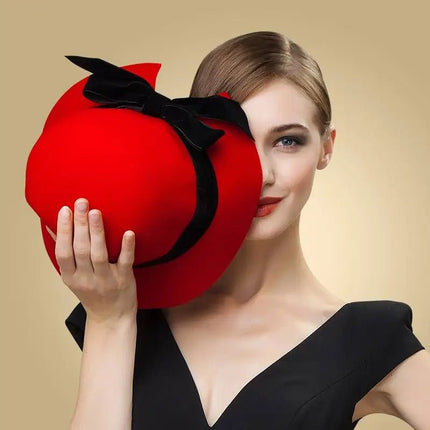 Chapeaux cloche femme - Rouge - M (56 - 58cm) | La boutique du chapeau