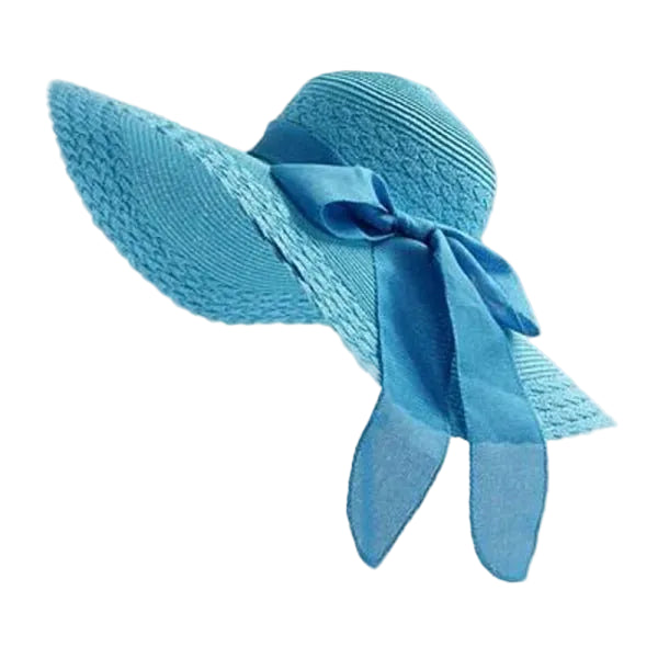 Chapeaux de paille - Bleu ciel - M (56 - 58cm) | La boutique du chapeau
