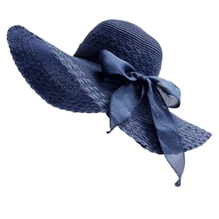 Chapeaux de paille - Bleu marine - M (56 - 58cm) | La boutique du chapeau