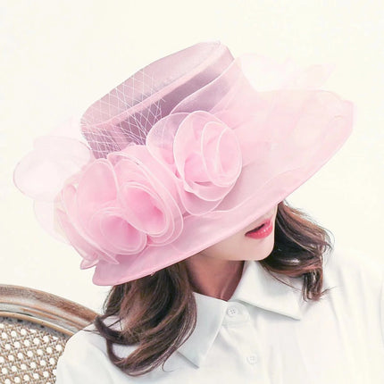 Chapeaux d'église en organza - Violet - M (56 - 58cm) | La boutique du chapeau